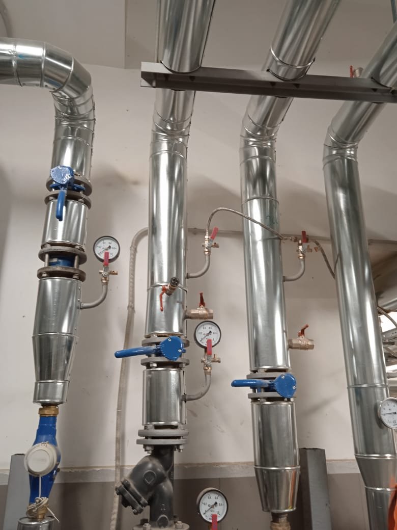 مشروع عزل أنابيب