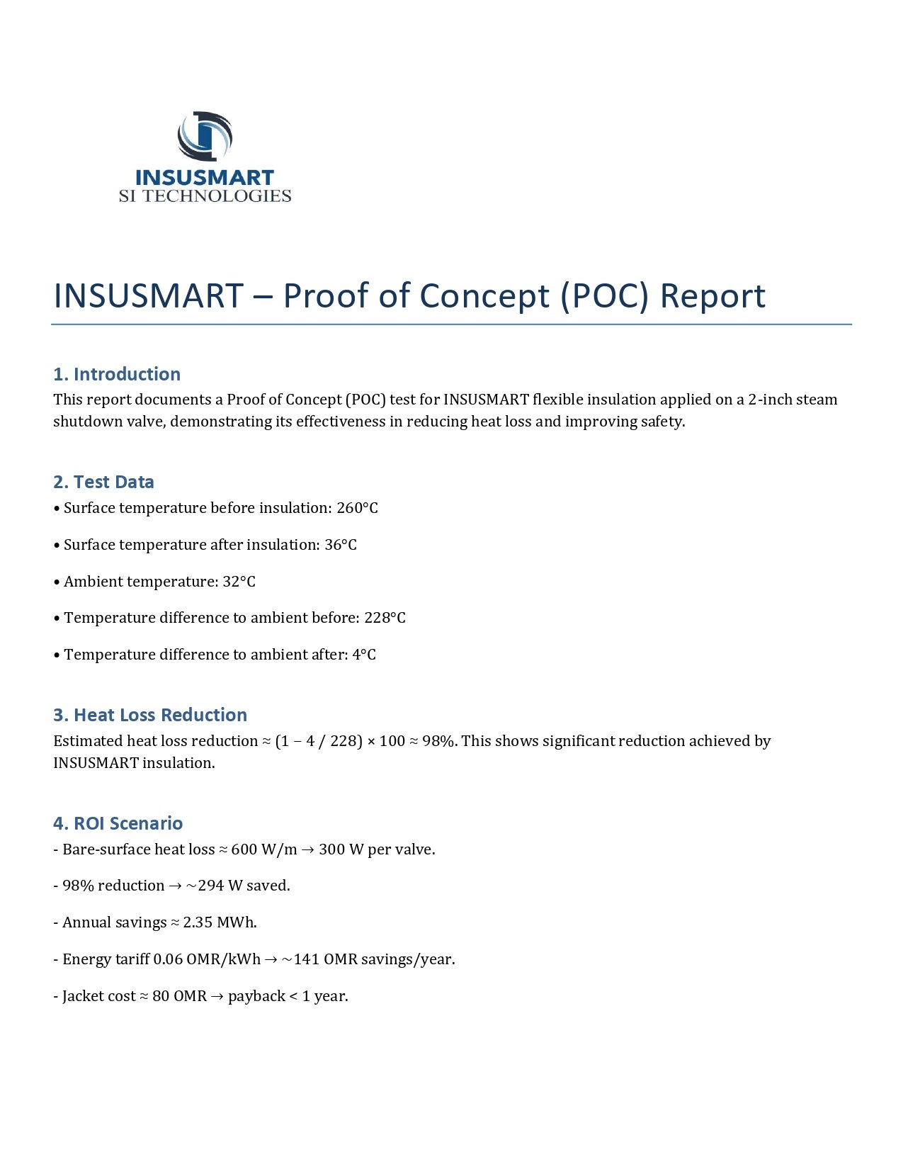 نموذج تقرير حراري - صفحة 1
